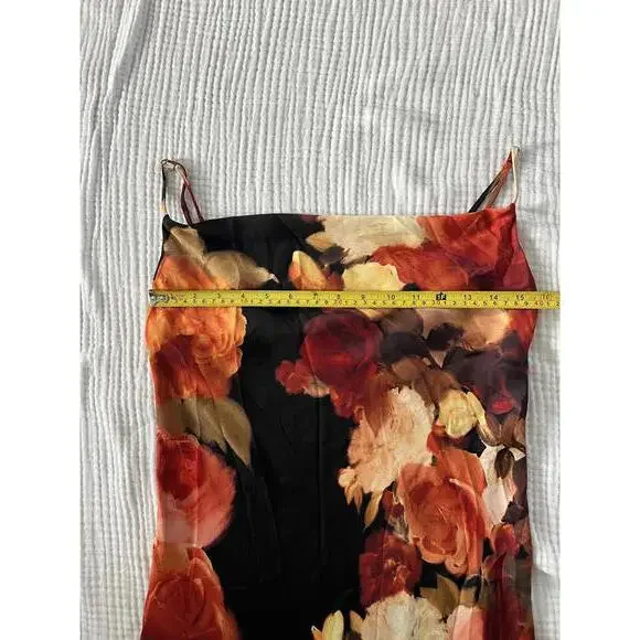 Anthropologie x Resa - Floral Print Maxi Dress with Spaghetti Straps, Size M - Picture 12 of 13